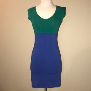 American Apparel Color Block Dress